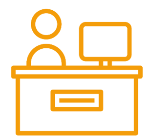 personne bureau ordinateur