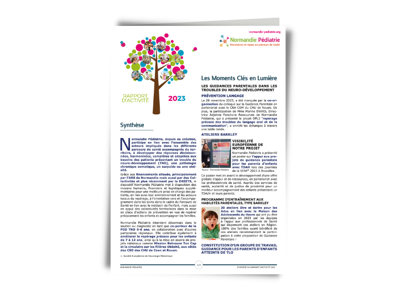 Synthèse du rapport d'activité 2023
