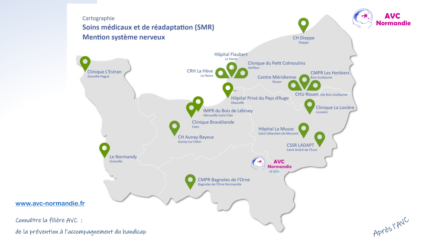 Cartographie soins médicaux et de réadaptation (SMR)