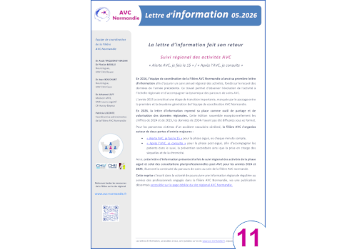 Lettre d'information, mai 2026