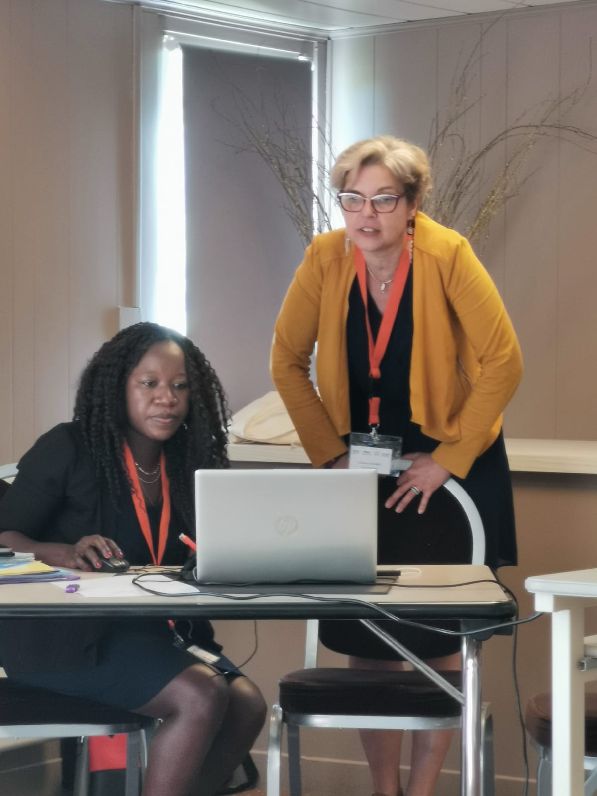 Constance Fontaine et le Dr Mireille Castanet